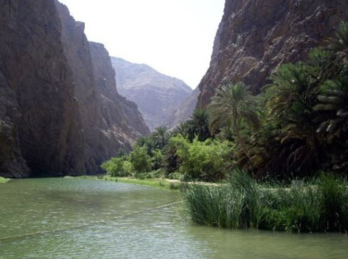 Oman, wadi Tiwi
